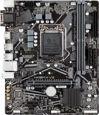 Gigabyte H410M H V3 H410 LGA 1200 Soket DDR4 2666 Mhz PCIe 4.0 Micro ATX Masaüstü Bilgisayar Intel Uyumlu Anakart