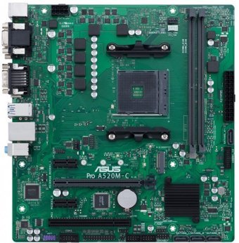Asus A520M-C A520 AM4 Soket DDR4 4600 Mhz Micro ATX Gaming AMD Uyumlu Anakart