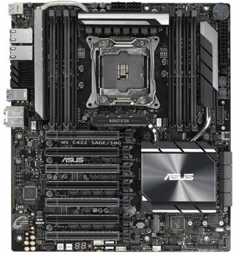 Asus C422 SAGE C422 LGA 1151 Soket DDR4 2933 Mhz CEB Gaming Intel Uyumlu Anakart