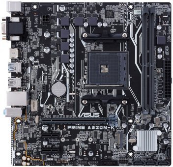 Asus Prime A320M-K A320 AM4 Soket DDR4 3200 Mhz Micro ATX Masaüstü Bilgisayar AMD Uyumlu Anakart