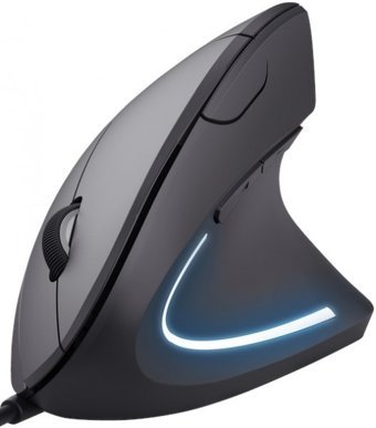 Trust Verto Sessiz Ergonomik Yatay Kablosuz Siyah Optik Mouse