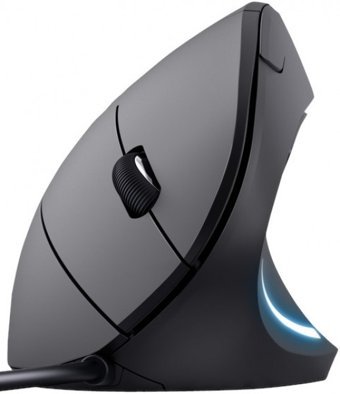 Trust Verto Sessiz Ergonomik Yatay Kablosuz Siyah Optik Mouse