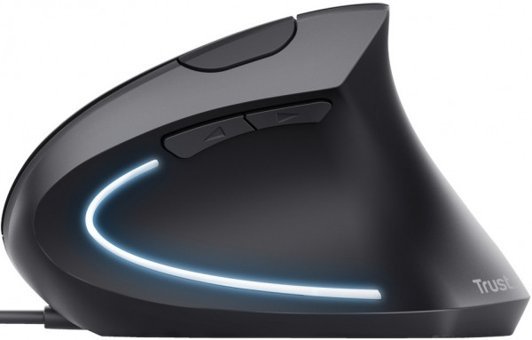 Trust Verto Sessiz Ergonomik Yatay Kablosuz Siyah Optik Mouse