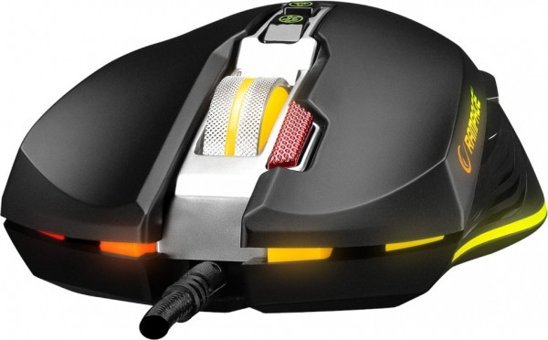 Rampage Smx-r75 Striker RGB Yatay Makrolu Kablolu Siyah Optik Gaming Mouse