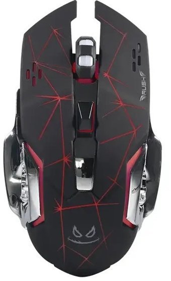 Rush RM-R21 Yatay Kablosuz Siyah Optik Gaming Mouse