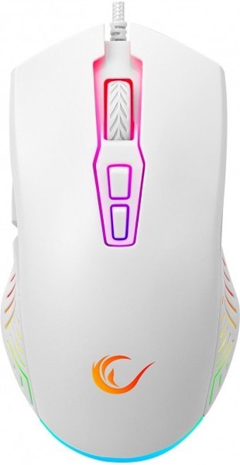 Rampage SMX-G68 Spear RGB Yatay Makrolu Kablolu Siyah Optik Gaming Mouse