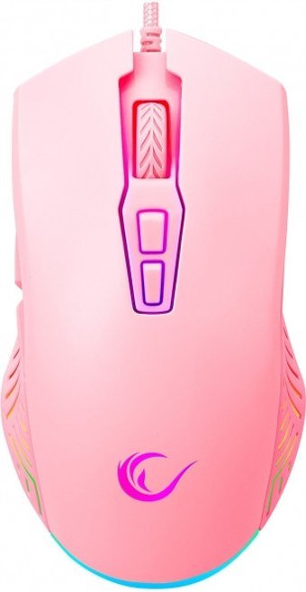 Rampage SMX-G68 Spear RGB Yatay Makrolu Kablolu Siyah Optik Gaming Mouse