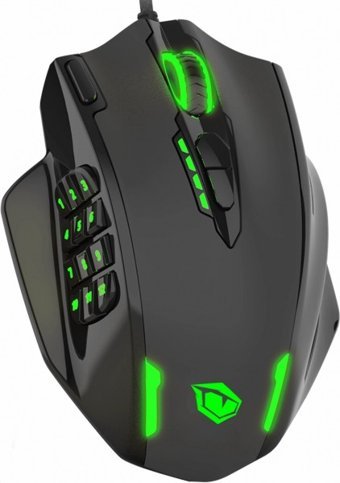 Pusat V8 18 RGB Yatay Kablolu Siyah Optik Mouse