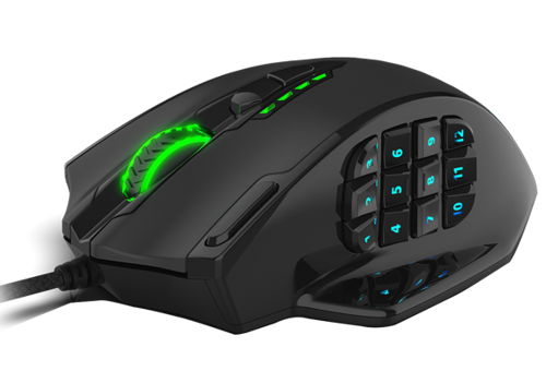 Pusat V8 18 RGB Yatay Kablolu Siyah Optik Mouse