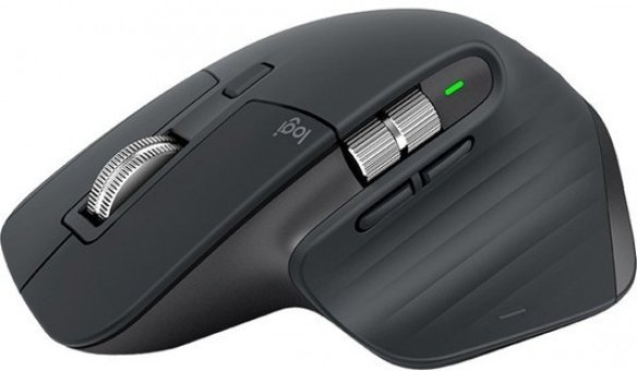 Logitech MX Master 3 Ergonomik Yatay Kablosuz Siyah Lazer Mouse