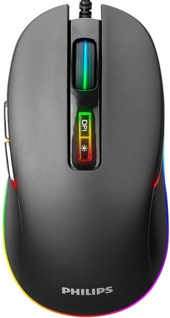 Philips G414 RGB Yatay Kablolu Siyah Optik Gaming Mouse