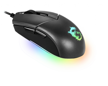 Msı Clutch GM11 RGB Yatay Kablolu Siyah Optik Gaming Mouse