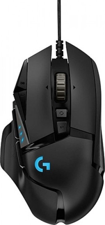 Logitech G502 RGB Ergonomik Yatay Kablolu Siyah Optik Gaming Mouse