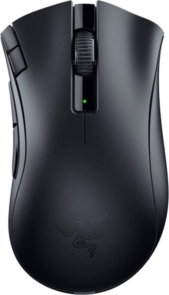 Razer Deathadder V2 x Hyperspeed Ergonomik Yatay Makrolu Kablosuz Siyah Optik Gaming Mouse