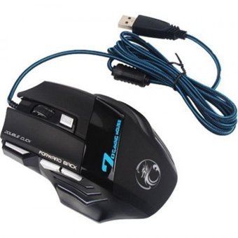 İmice X7 Yatay Kablolu Siyah Optik Gaming Mouse