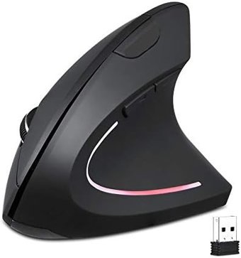 Triline JSY-T1 Ergonomik Dikey Kablosuz Siyah Optik Mouse