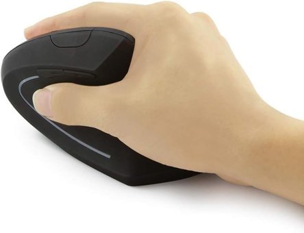Triline JSY-T1 Ergonomik Dikey Kablosuz Siyah Optik Mouse