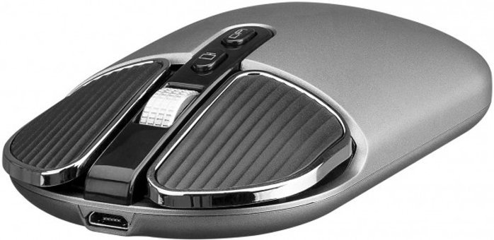 Everest Sm-620 Sessiz Yatay Kablosuz Metalik Gri Optik Mouse