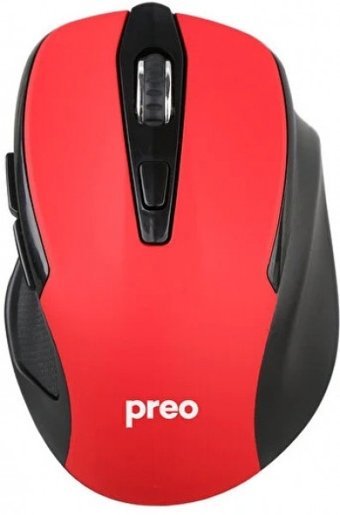 Preo M16k Sessiz Yatay Kablosuz Kırmızı Optik Mouse