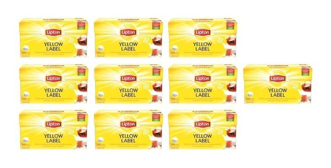 Lipton Yellow Label Demlik Poşet Çay 100'lü 10 Paket