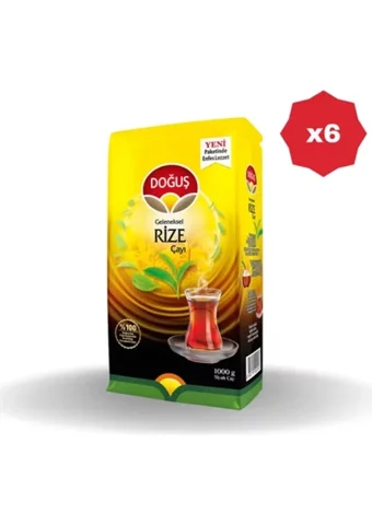 Doğuş Geleneksel Rize Çay 1 kg - (6 Adet)