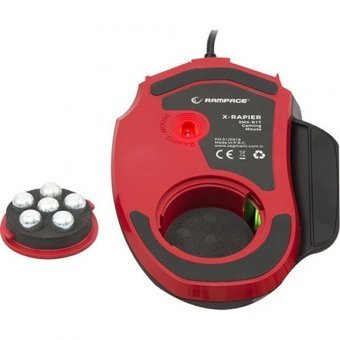 Rampage SMX-R17 X-Rapier Yatay Kablolu Siyah Optik Gaming Mouse