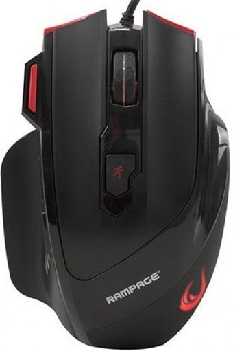 Rampage SMX-R17 X-Rapier Yatay Kablolu Siyah Optik Gaming Mouse