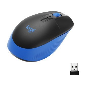 Logitech M191 Yatay Kablosuz Kırmızı Optik Mouse