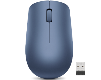 Lenovo 530 Yatay Kablosuz Mavi Optik Mouse