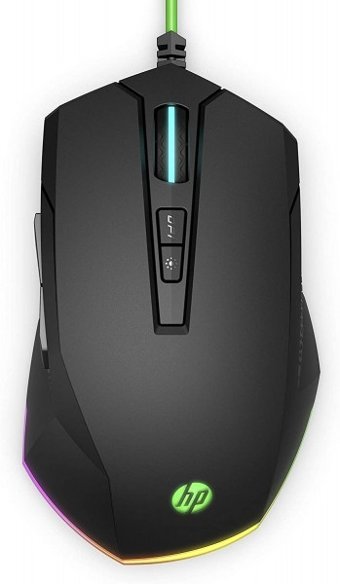Hp Pavilion RGB Yatay Kablolu Siyah Optik Gaming Mouse