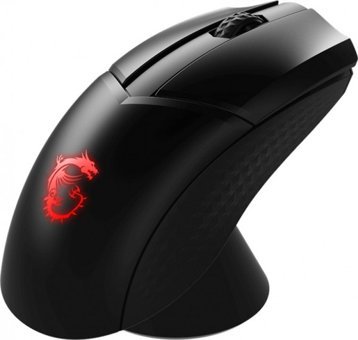 Msı Gg Clutch GM41 RGB Yatay Makrolu Kablosuz Siyah Optik Gaming Mouse