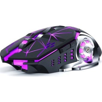 Skygo Thunder Wolf Q13 RGB Sessiz Yatay Kablosuz Siyah Gaming Mouse