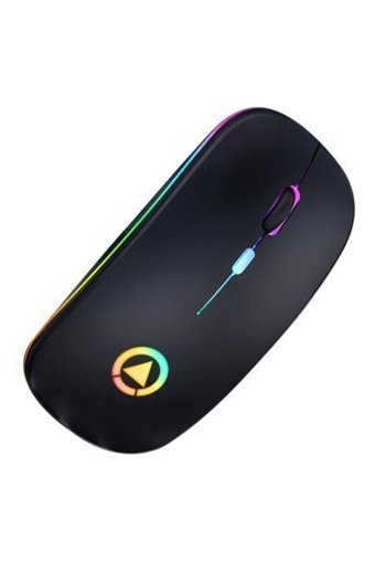 A2N A2 RGB Yatay Makrolu Kablosuz Siyah Optik Mouse