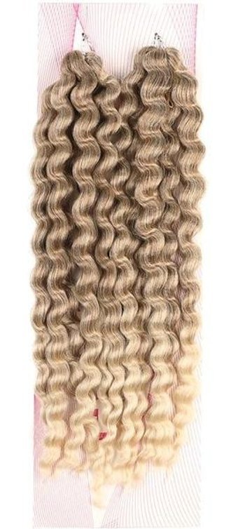 Nexgen Nice Bulk Afro Su Dalgası Saç / Küllü Kumral / Platin Ombreli
