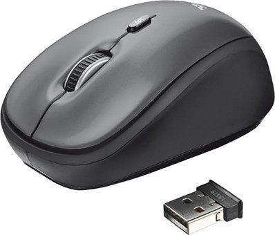 Trust TRU-T18519 Yatay Kablosuz Siyah Optik Mouse