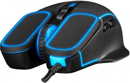 Everest SM-G55 RGB Yatay Makrolu Kablolu Siyah Optik Gaming Mouse