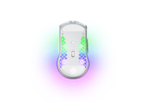 Steelseries Aerox 3 Snow RGB Yatay Makrolu Kablosuz Beyaz Optik Gaming Mouse