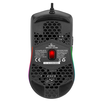 Rampage X-Titan RGB Yatay Makrolu Kablolu Siyah Optik Gaming Mouse