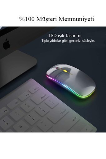 Havana Yatay Kablosuz Beyaz Gaming Mouse