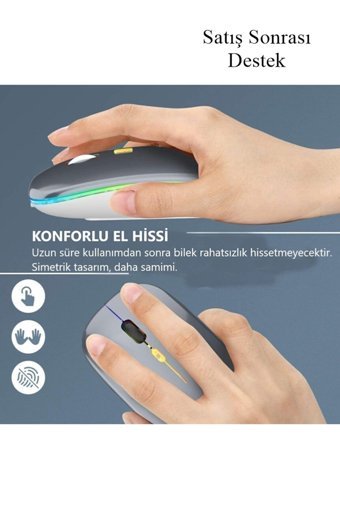 Havana Yatay Kablosuz Beyaz Gaming Mouse