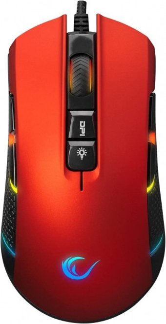 Rampage SMX-R600 Python RGB Yatay Makrolu Kablolu Beyaz Optik Gaming Mouse