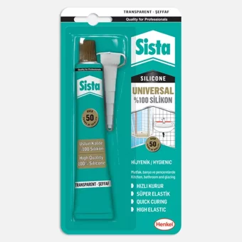 Sista Universal %100 Silikon Şeffaf 50 gr