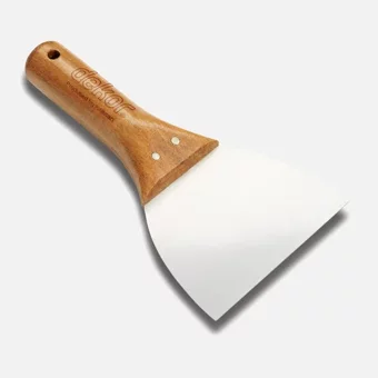 Dekor Spatulası 6 cm Ahşap Paslanmaz