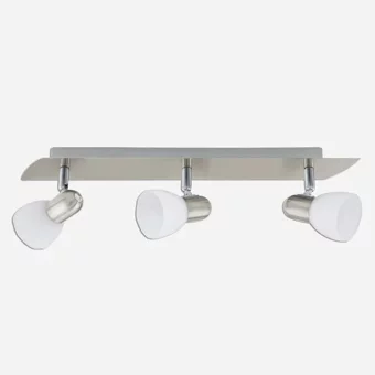 Eglo Enea 40 W Ledli E14 Duy Sıvaüstü 3'lü Spot Gümüş