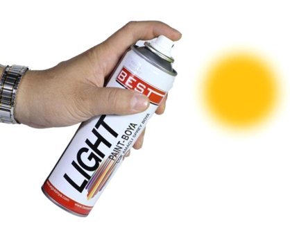 Best Light Sarı Akrilik Takviyeli Sprey Boya 250 Ml