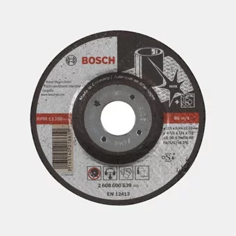 Bosch Paslanmaz Çelik Taşlama Disk 115x6,0 mm Bombeli Expert