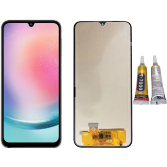 TE Samsung A24 A245F Uyumlu OLED Lcd Ekran + B7000