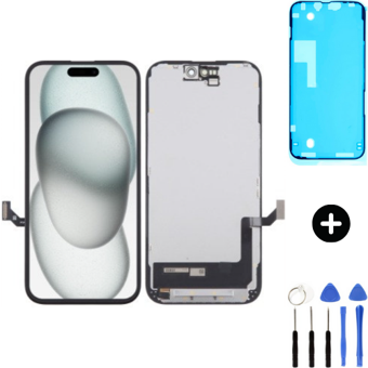 iPhone 15 Uyumlu Hard OLED Lcd Dokunmatik Ekran + Montaj Seti