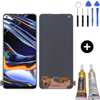 Realme 7 Pro Uyumlu OLED Lcd Ekran Dokunmatik + Montaj Seti