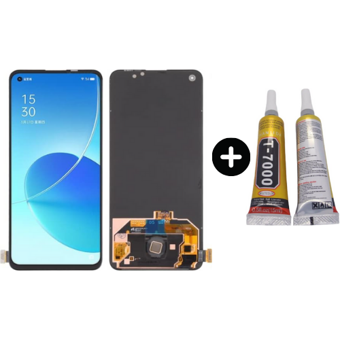 TE Oppo Reno 6 HK Lcd Dokunmatik Ekran + B7000